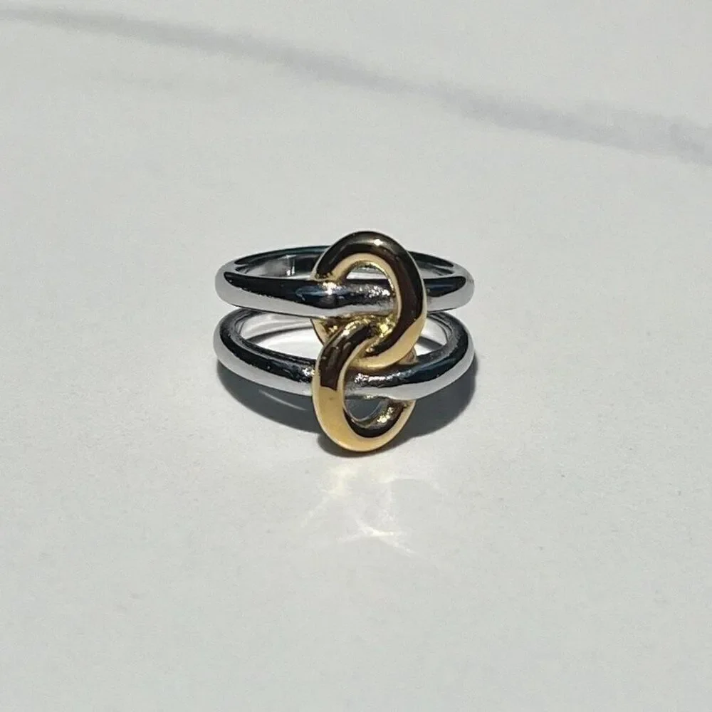 New! “Olivia” Mixed Metal Ring